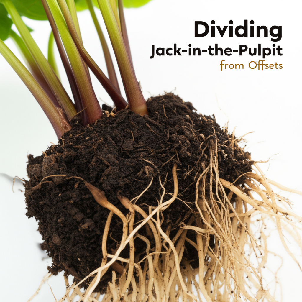 Jack-in-the-Pulpit propagation from offsets section visual