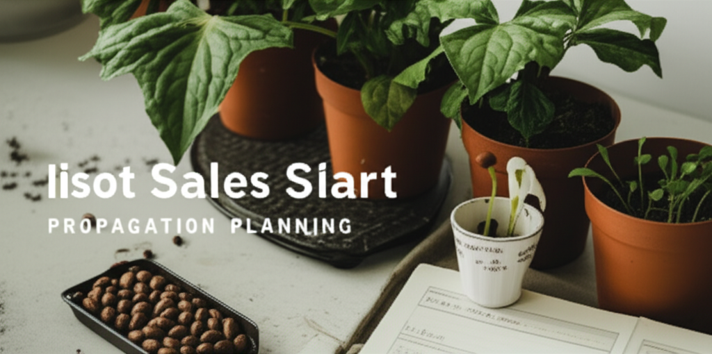 Jack-in-the-Pulpit propagation planning for plant sales