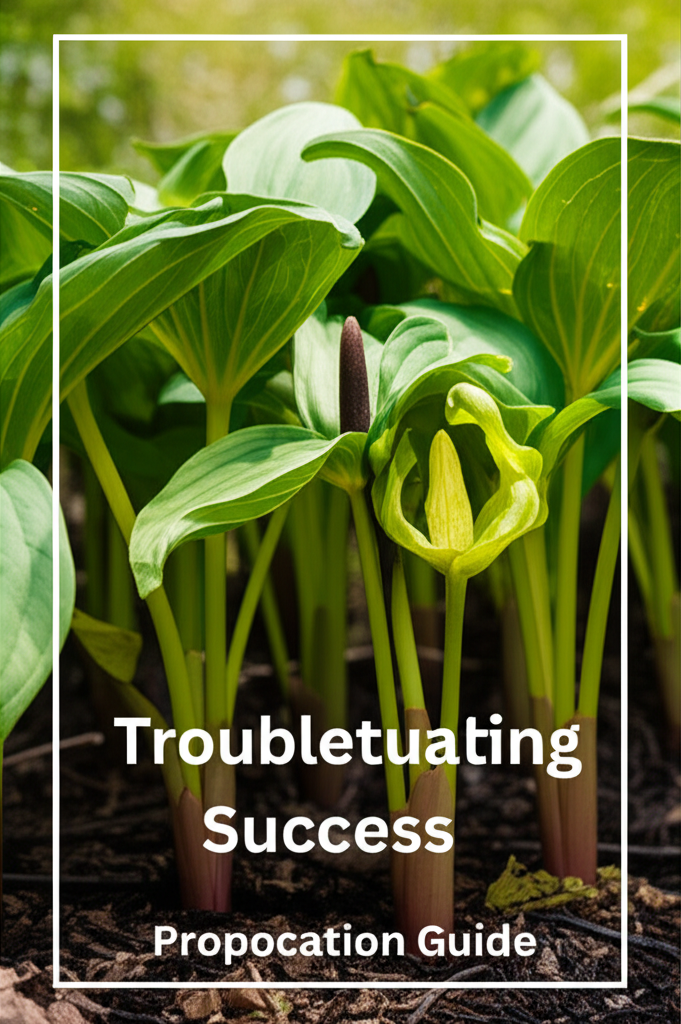 Jack-in-the-Pulpit propagation success troubleshooting guide section visual