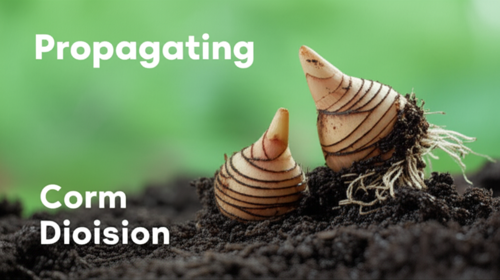 Jack-in-the-Pulpit propagation through corm splitting