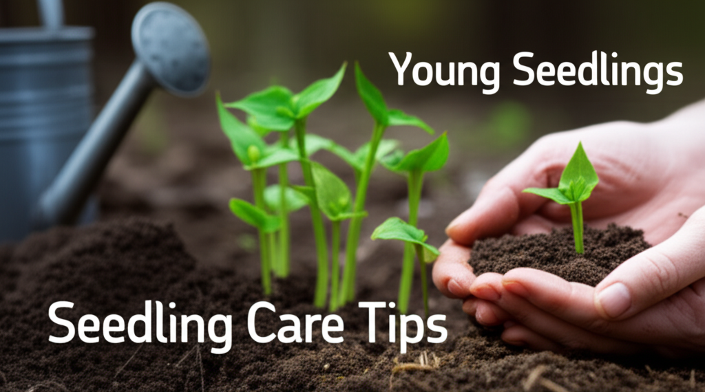 Jack-in-the-Pulpit propagation through seedling care section visual