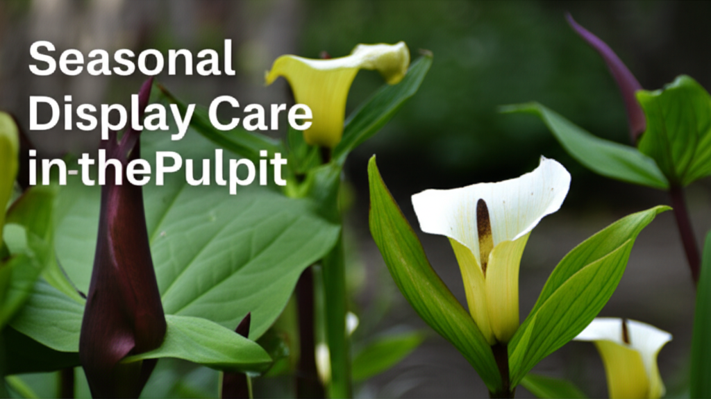 Jack-in-the-Pulpit seasonal flower display management