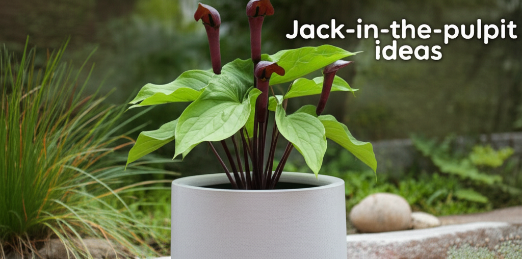 Jack-in-the-Pulpit seasonal garden display ideas section visual