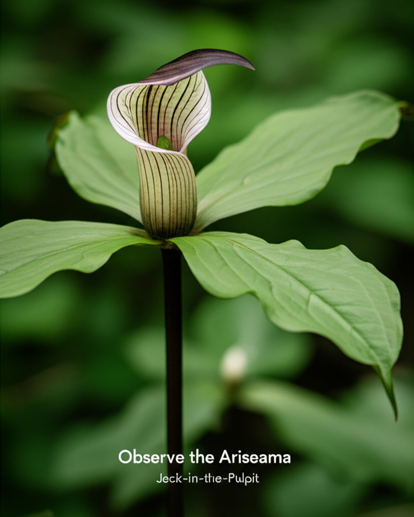 Jack-in-the-Pulpit seasonal garden observation tips