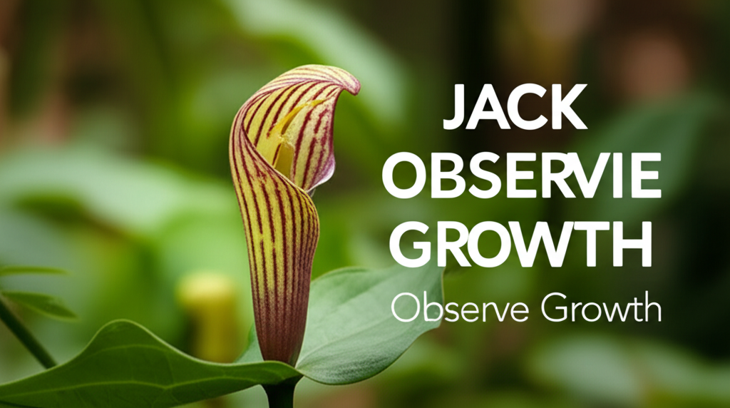 Jack-in-the-Pulpit seasonal garden observation tips section visual