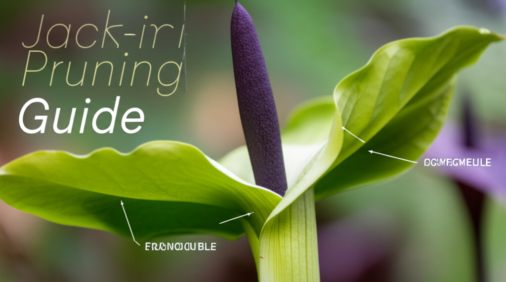 Jack-in-the-Pulpit seasonal pruning schedule