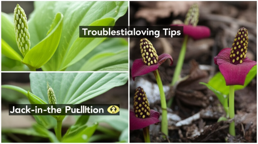 Jack-in-the-Pulpit seed germination troubleshooting section visual