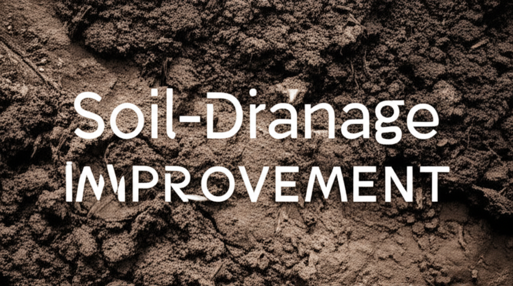 Jack-in-the-Pulpit soil drainage improvement section visual