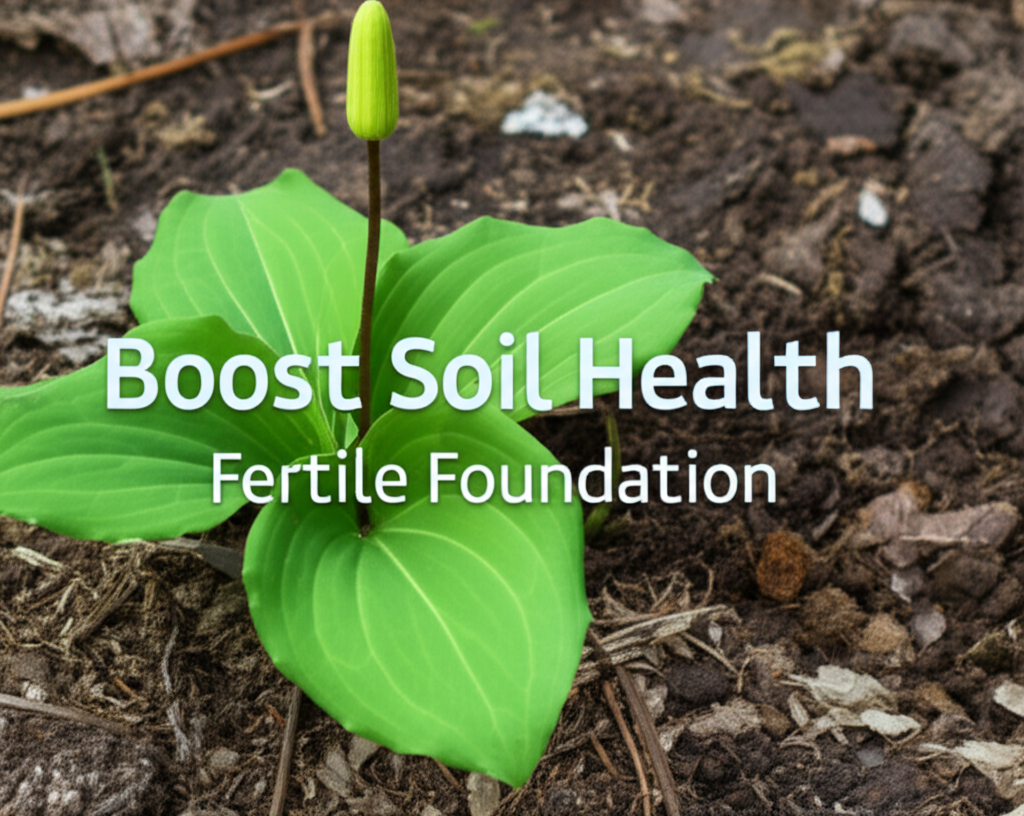 Jack-in-the-Pulpit soil fertility improvement strategies section visual