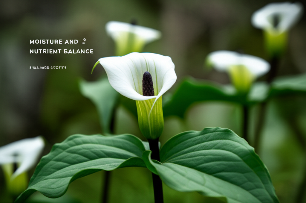 Jack-in-the-Pulpit soil moisture and nutrient balance