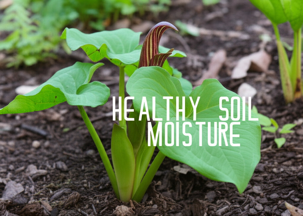 Jack-in-the-Pulpit soil moisture management for healthy growth