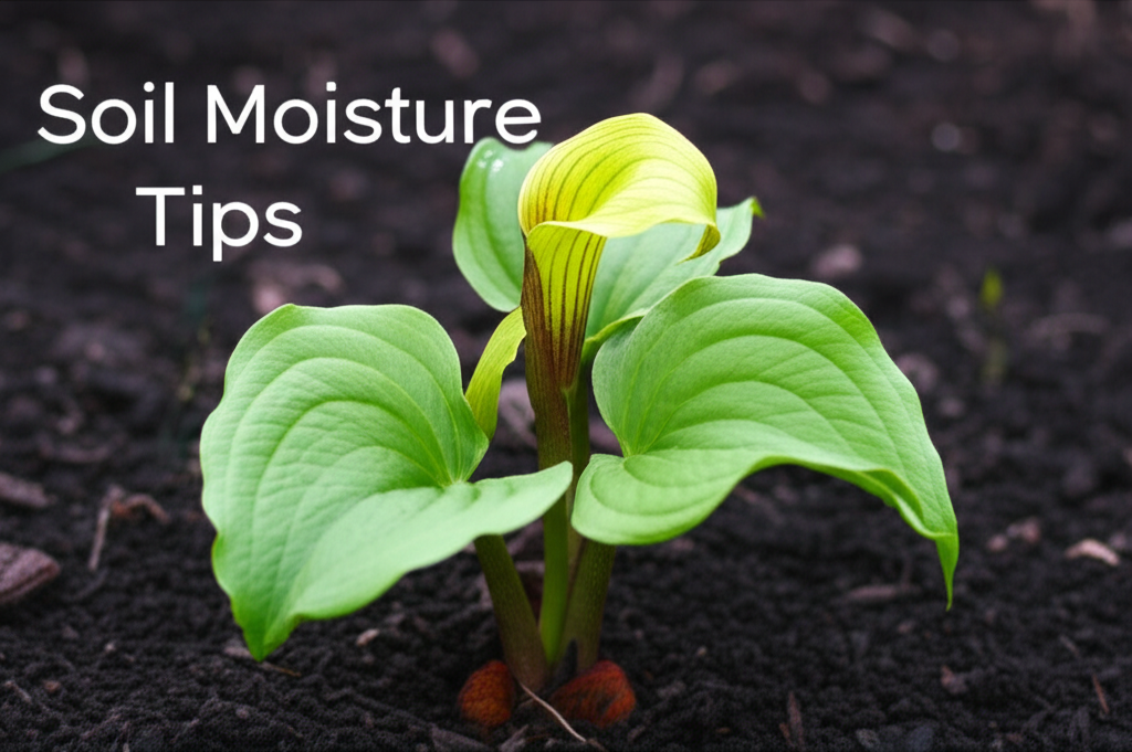 Jack-in-the-Pulpit soil moisture management tips section visual