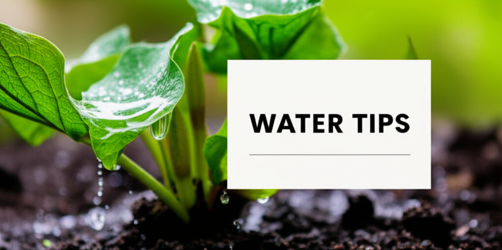 Jack-in-the-Pulpit soil moisture optimization and irrigation tips section visual