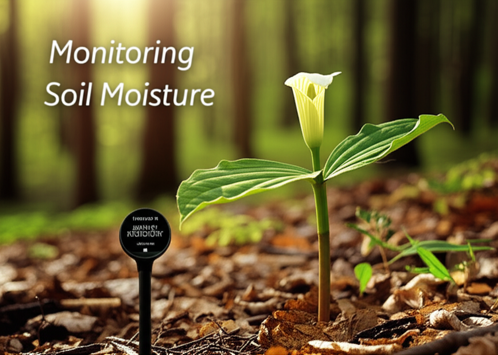 Jack-in-the-Pulpit soil moisture sensors and monitoring