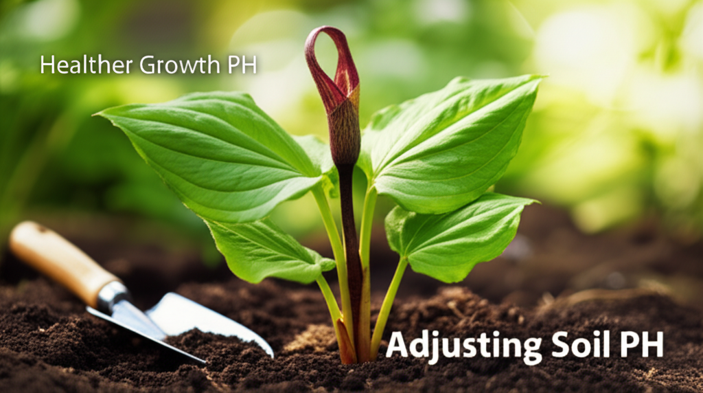 Jack-in-the-Pulpit soil pH adjustment for healthier growth