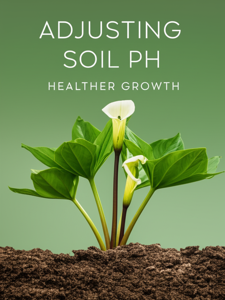 Jack-in-the-Pulpit soil pH adjustment for healthier growth section visual