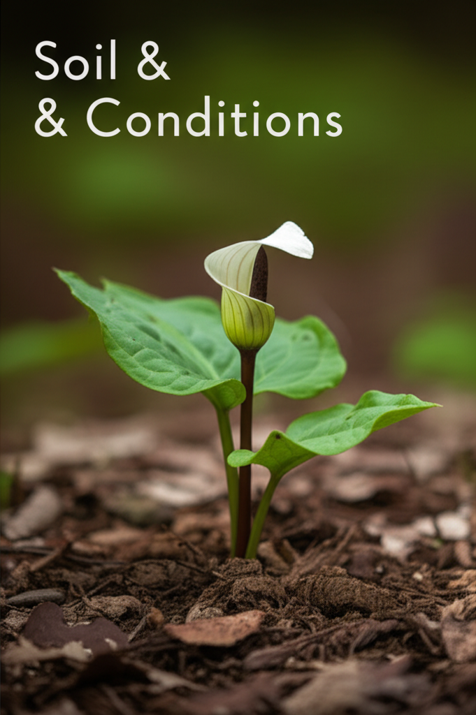 Jack-in-the-Pulpit soil types and preferred conditions
