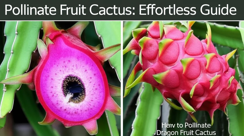Pollinate Dragon Fruit Cactus: Effortless Guide. How to Pollinate Dragon Fruit Cactus.