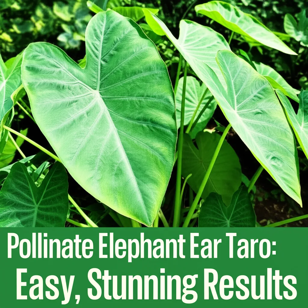 Pollinate Elephant Ear Taro: Easy, Stunning Results
