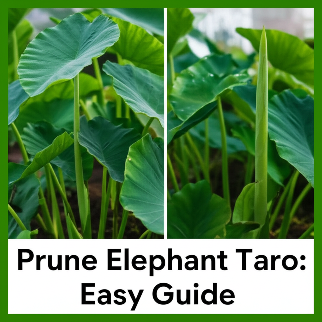 Prune Elephant Ear Taro: Easy Guide