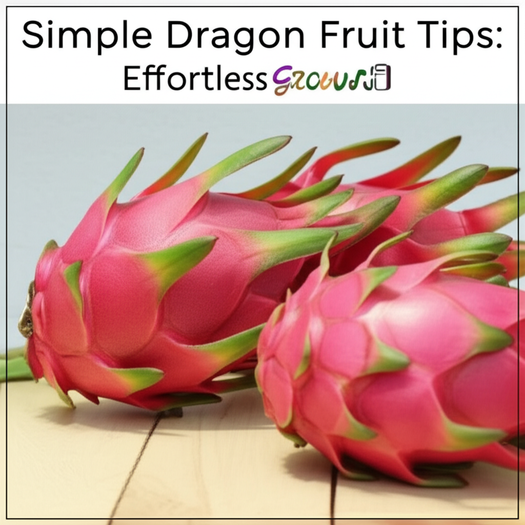 Simple Dragon Fruit Tips: Effortless Growth