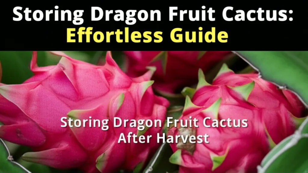 Storing Dragon Fruit Cactus: Effortless Guide. Storing Dragon Fruit Cactus After Harvest.