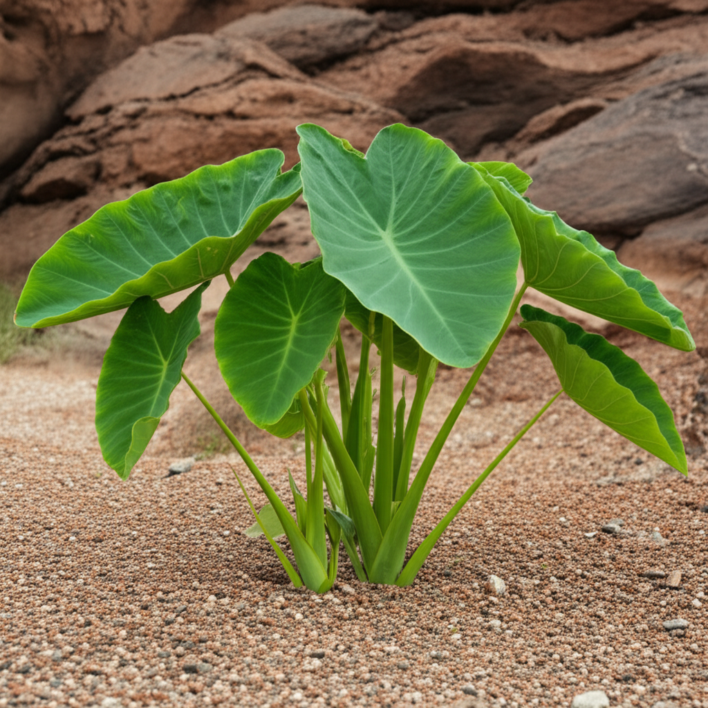 Stunning Desert Taro: Effortless Landscaping