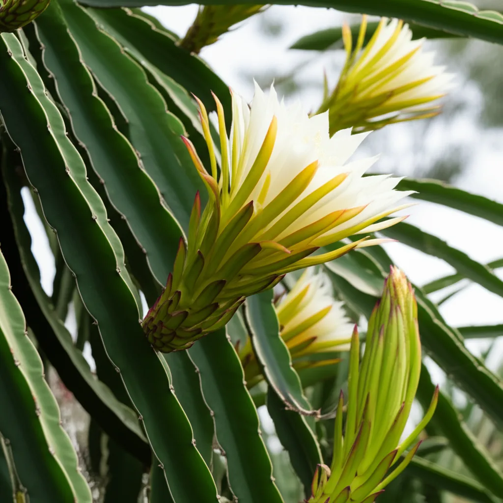 Stunning Dragon Fruit Flowers: Bloom Effortlessly!. Encouraging Dragon Fruit Cactus Flowers to Bloom