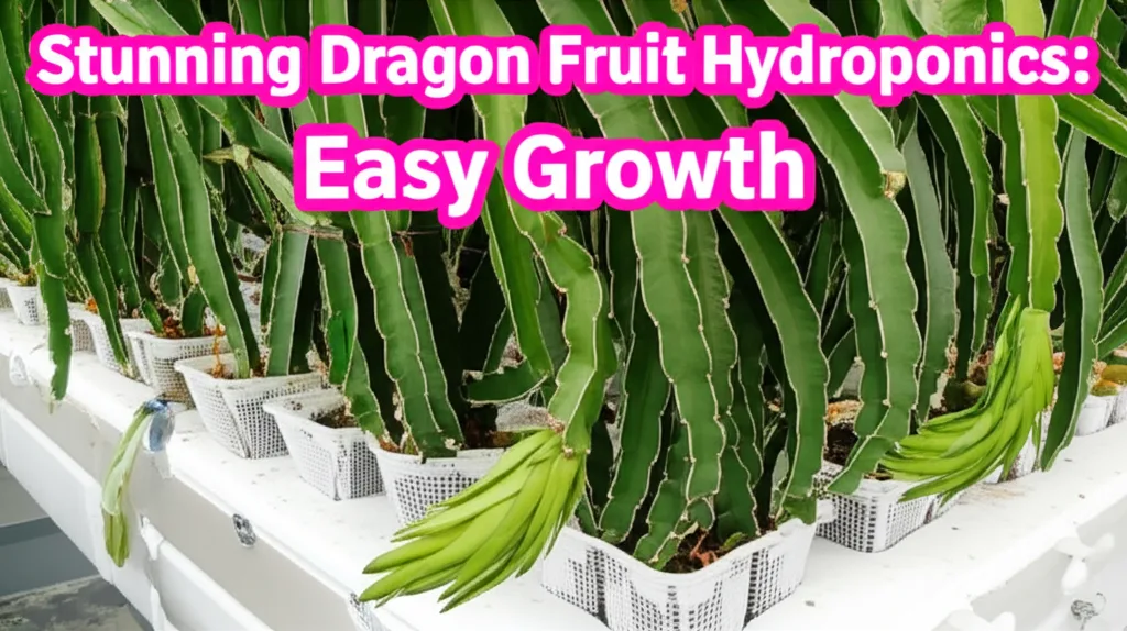 Stunning Dragon Fruit Hydroponics: Easy Growth. Using Dragon Fruit Cactus in Hydroponic Gardening.