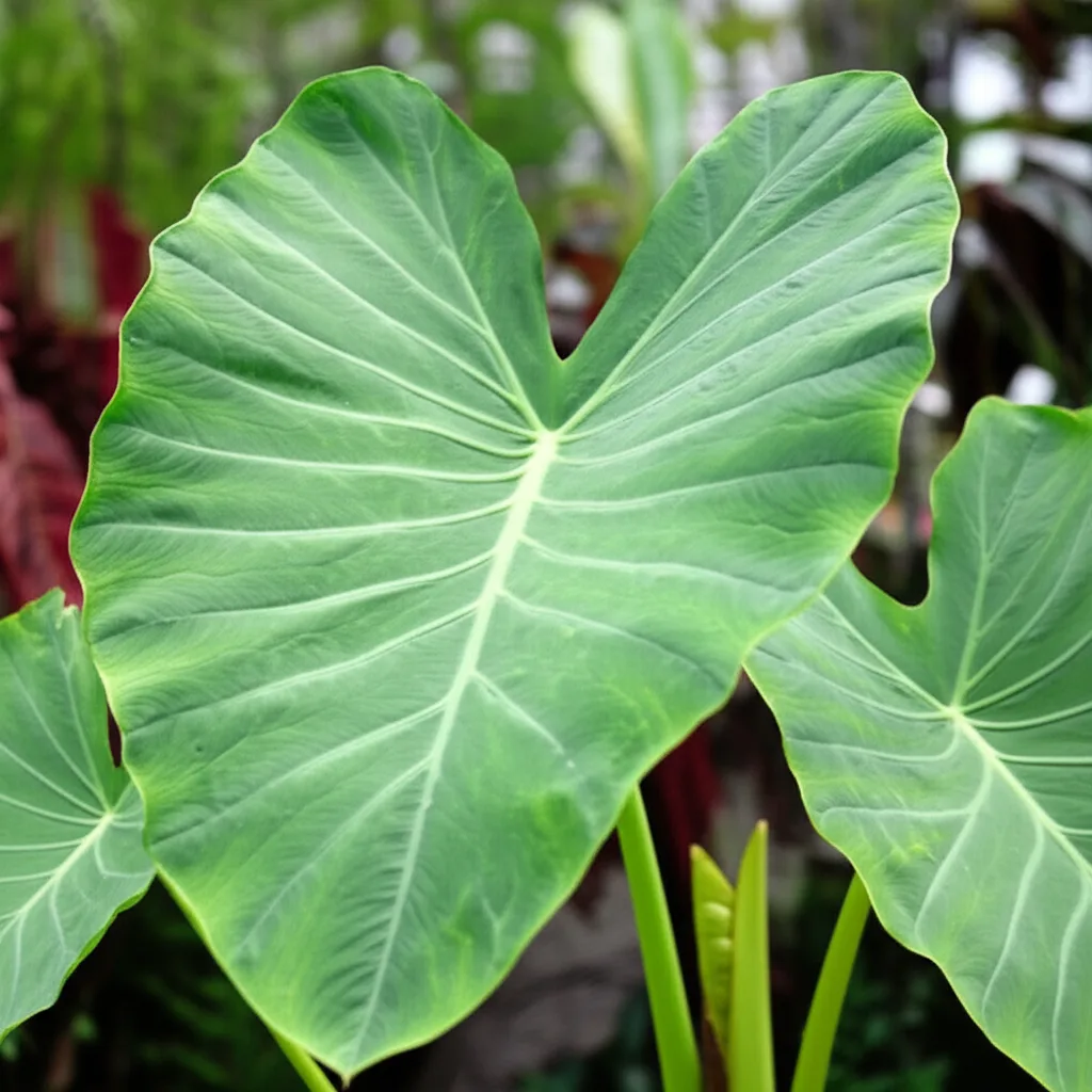 Stunning Elephant Ear Taro: Garden Focal Point