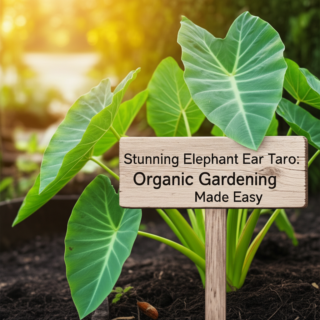 Stunning Elephant Ear Taro: Organic Gardening Made Easy
