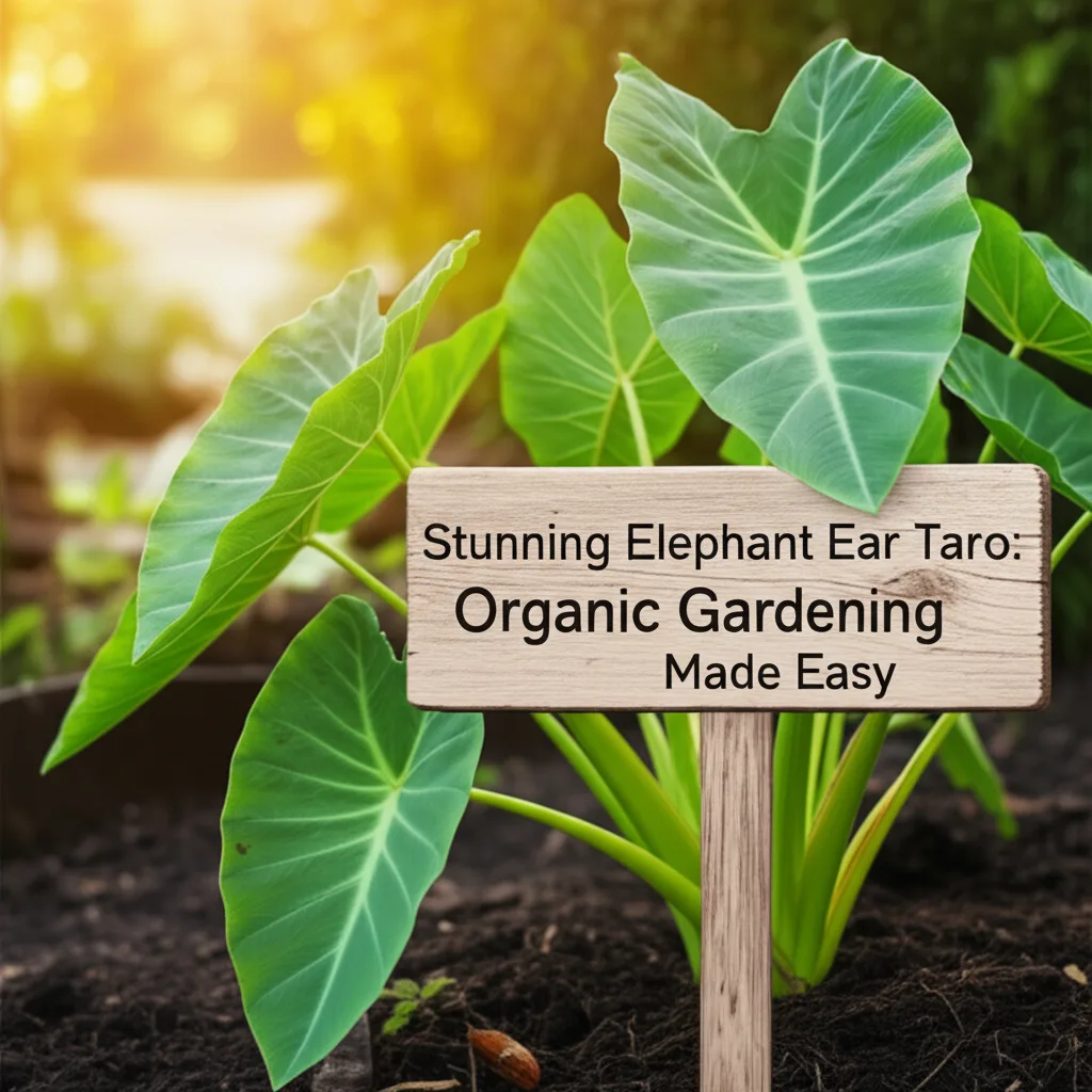Stunning Elephant Ear Taro: Organic Gardening Made Easy