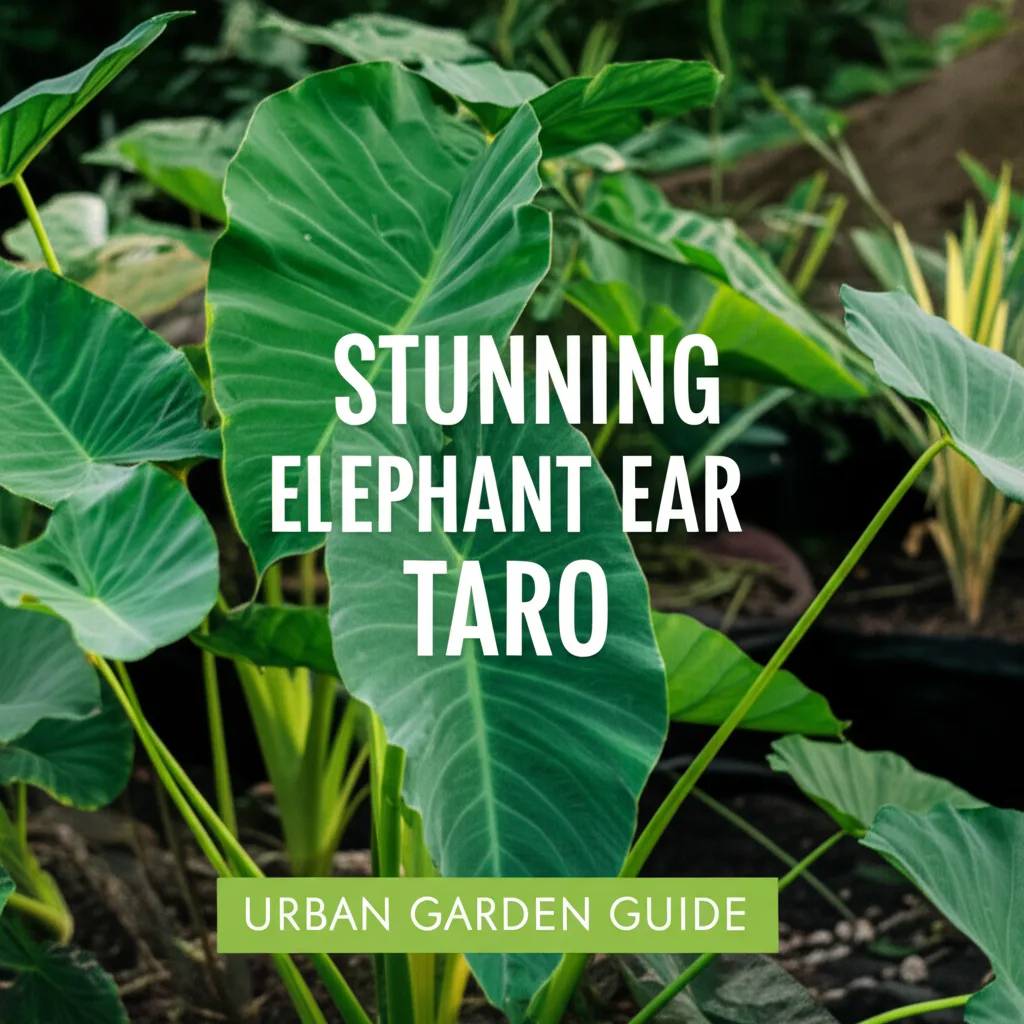 Stunning Elephant Ear Taro Urban Garden Guide