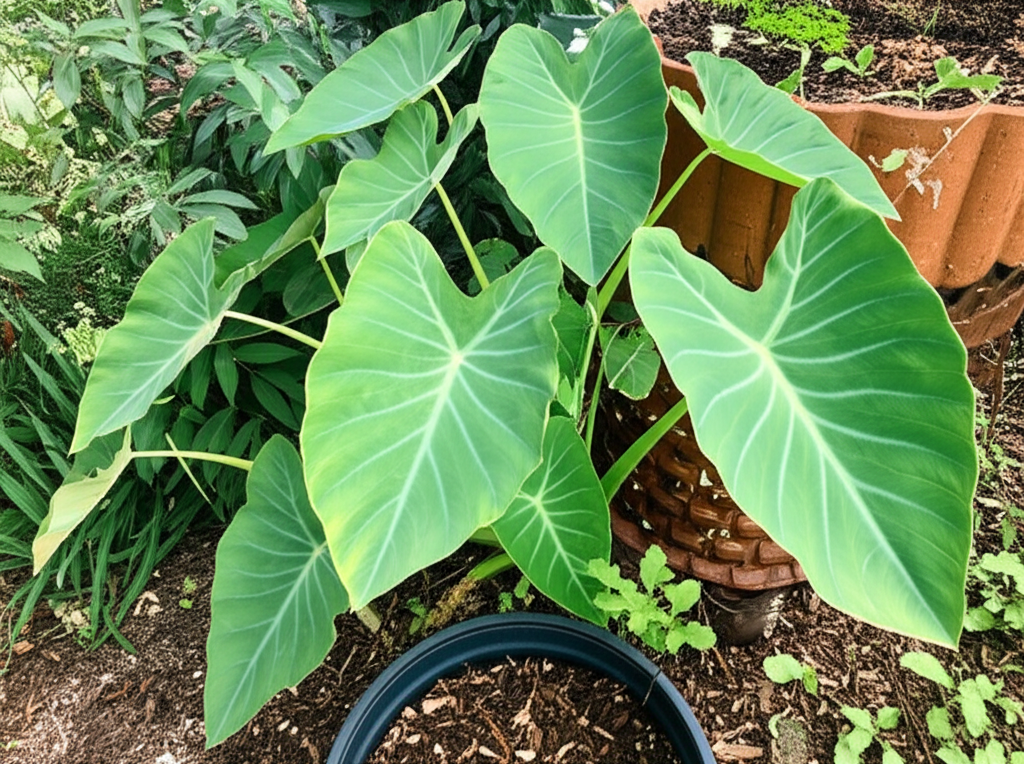 Stunning Elephant Ear Taro: Zero-Waste Garden