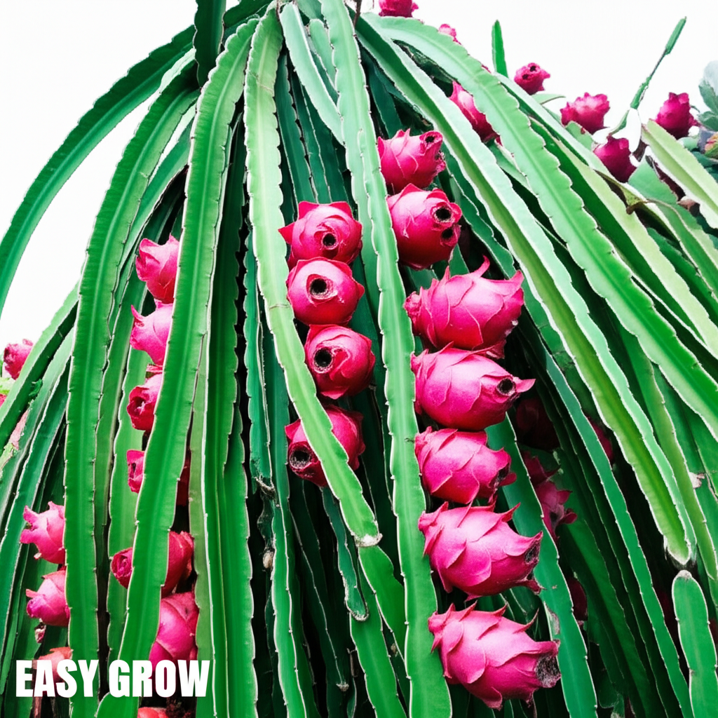 Stunning High-Rise Dragon Fruit Cactus: Easy Grow