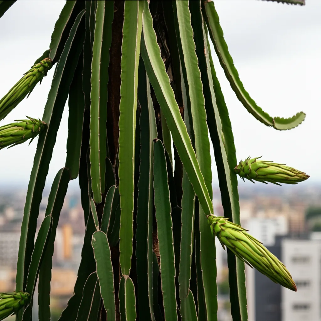 Stunning High-Rise Dragon Fruit Cactus: Easy Grow. Growing Dragon Fruit Cactus in High-Rise Gardens.
