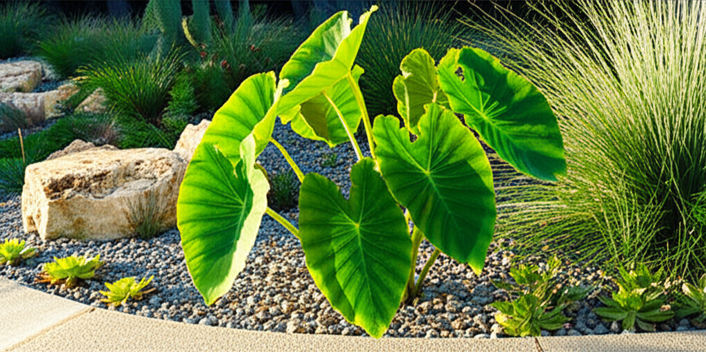 Xeriscaping Elephant Ear Taro: Effortless Beauty